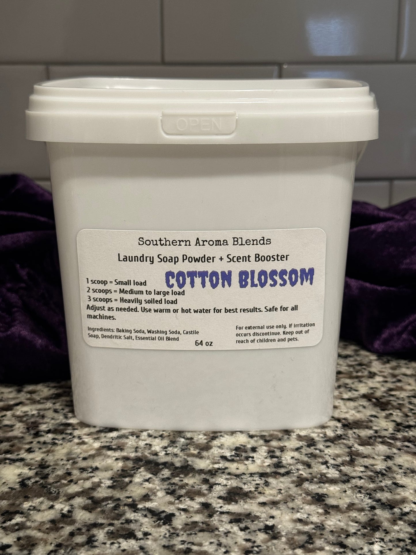 Laundry Soap Powder + Scent Booster