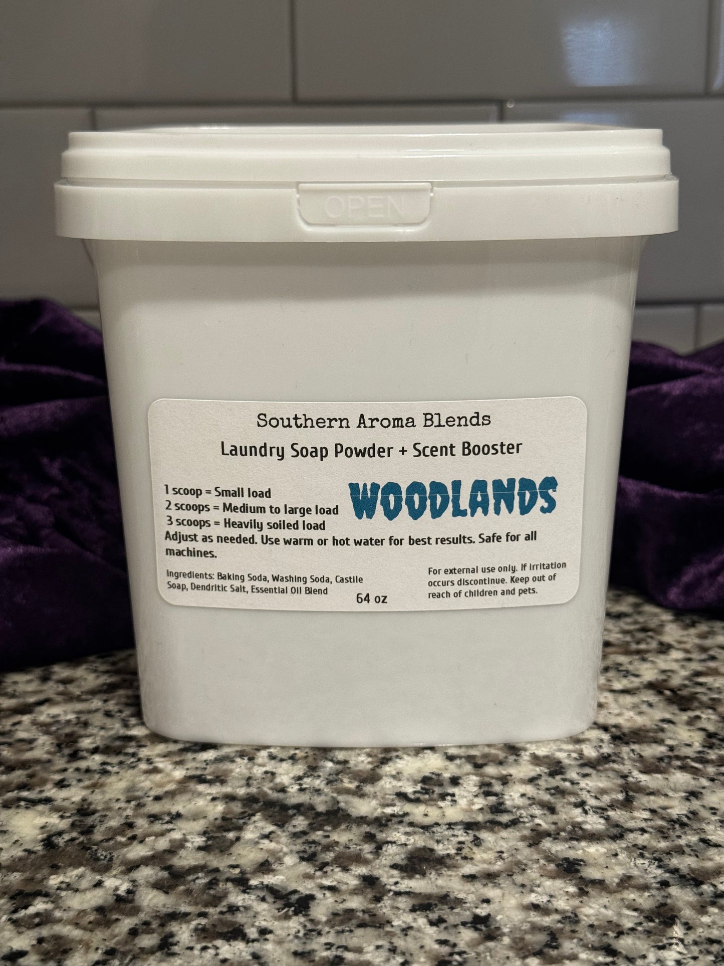 Laundry Soap Powder + Scent Booster