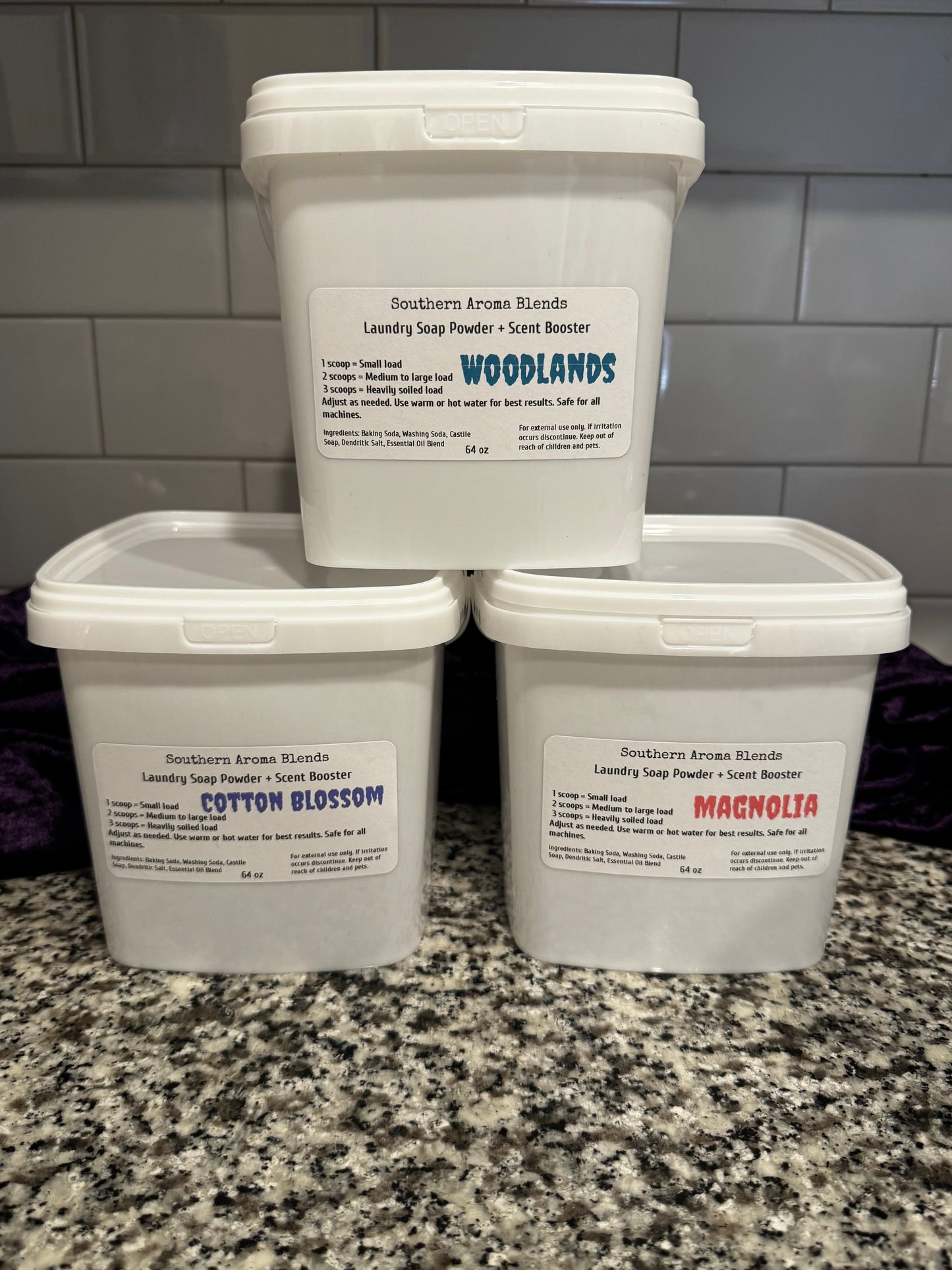 Laundry Soap Powder + Scent Booster