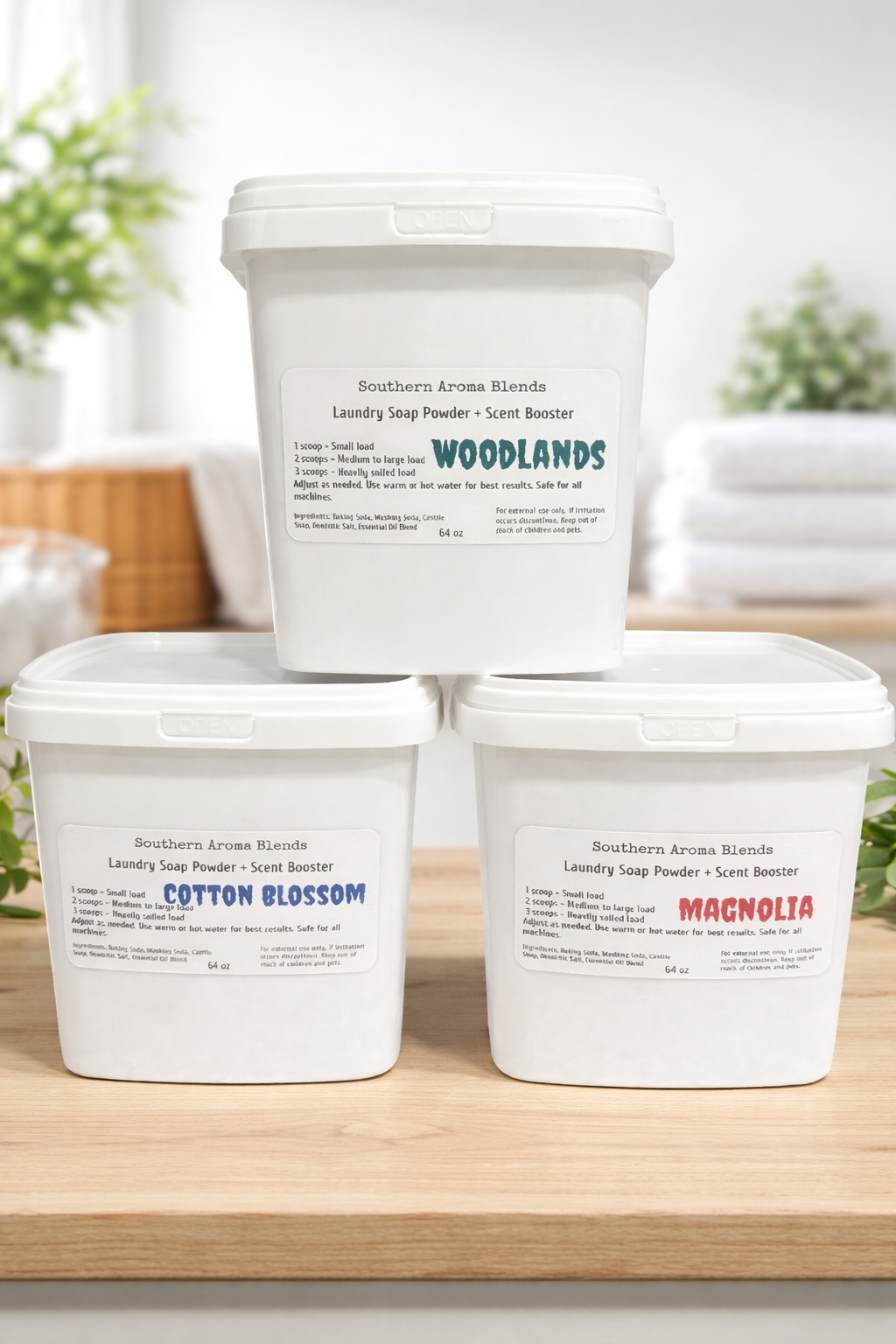 Laundry Soap Powder + Scent Booster